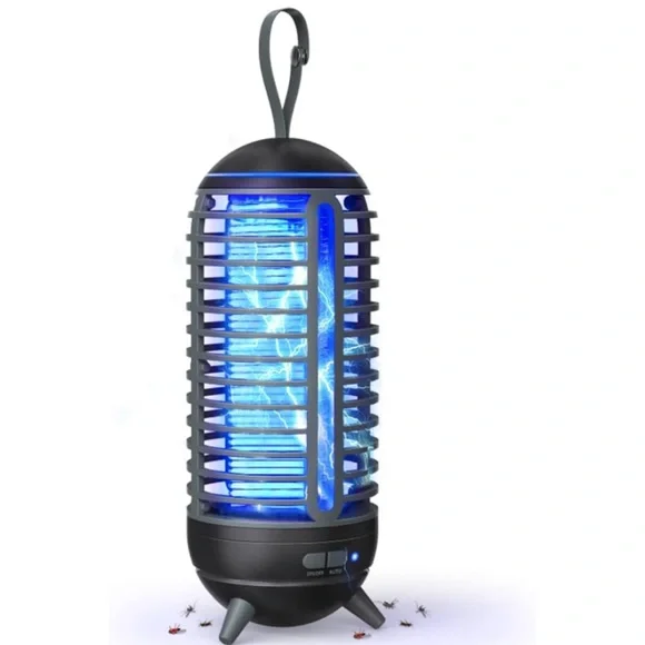 NWT! LED Light Bug Zapper Rechargeable 2in1 Wireless Insect Killer Lamp 2500mAh - Picture 7 of 13